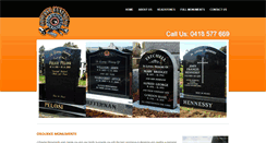 Desktop Screenshot of orourkemonuments.com.au